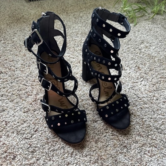 SAM EDELMAN YORK STUD HEELS– Black 
size 9 - Picture 5 of 12